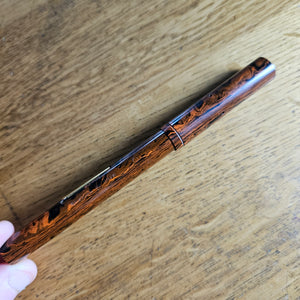 Ty-phoo Fountain Pen 14k Gold Nib Original Box Vintage Art Deco