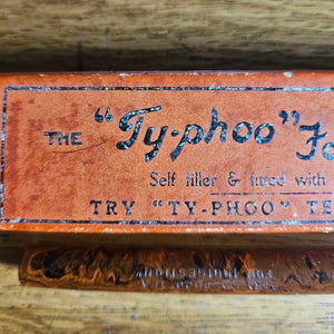 Ty-phoo Fountain Pen 14k Gold Nib Original Box Vintage Art Deco