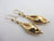 Dangling Ear Pendant Earrings 9k Gold Victorian Style