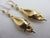 Dangling Ear Pendant Earrings 9k Gold Victorian Style