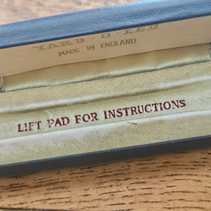 Yard O Lead Propelling Pencil in Rolled Gold Original Box and Instructions Vintage c1950