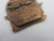 Advertising Bicycle Phillips Cycles Brass Badge Brooch Pin Vintage Art Deco c1920