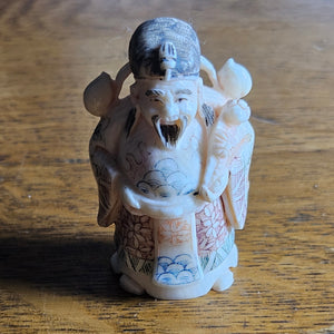 Carved Bone Japanese Netsuke Figure Vintage