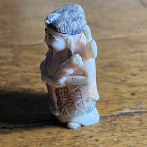 Carved Bone Japanese Netsuke Figure Vintage