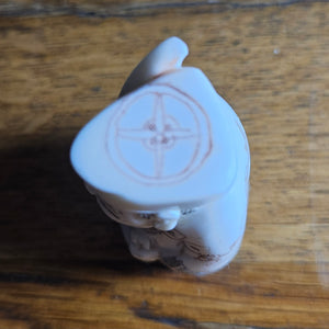 Carved Bone Japanese Netsuke Figure Vintage