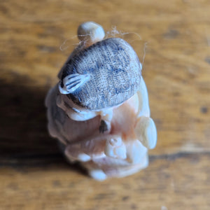 Carved Bone Japanese Netsuke Figure Vintage