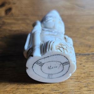 Carved Bone Japanese Netsuke Figure Vintage