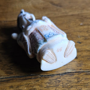 Carved Bone Japanese Netsuke Figure Vintage