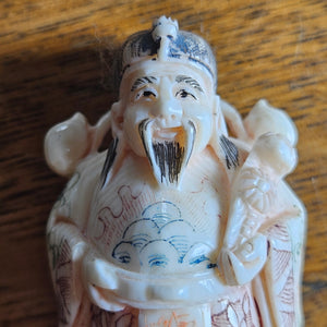 Carved Bone Japanese Netsuke Figure Vintage