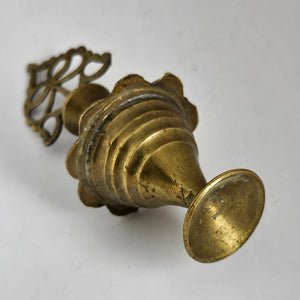 Brass Scent or Eye Kohl Bottle Vintage Art Deco