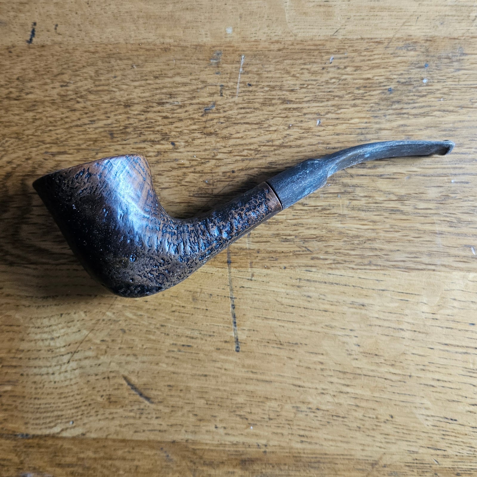 Briar Wood Smoking Pipe Vintage Art Deco c1930