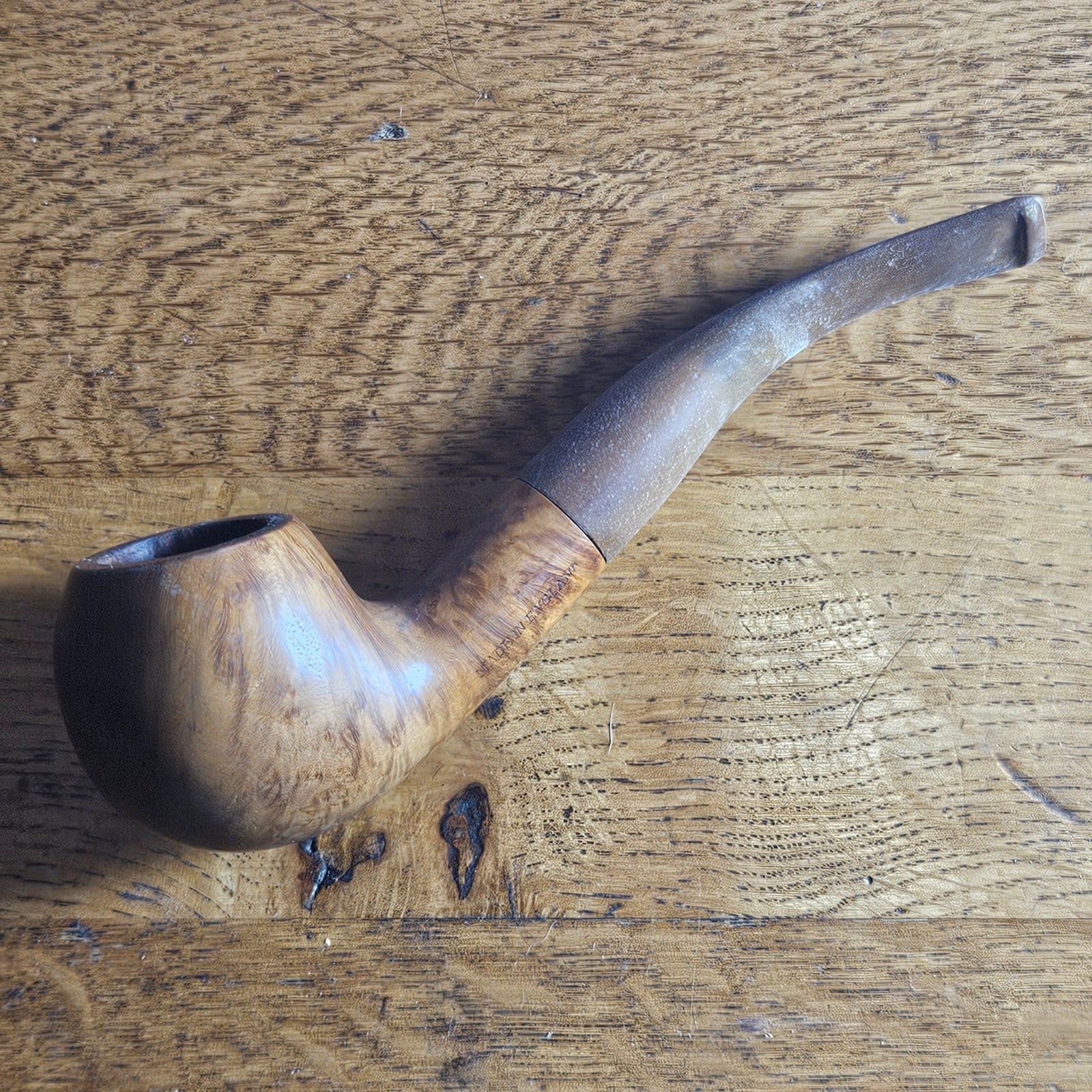 Briar Wood Smoking Pipe Vintage Art Deco c1930
