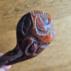Briar Wood Smoking Pipe Vintage Art Deco c1930