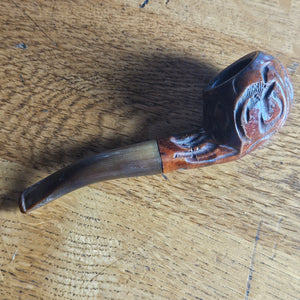 Briar Wood Smoking Pipe Vintage Art Deco c1930