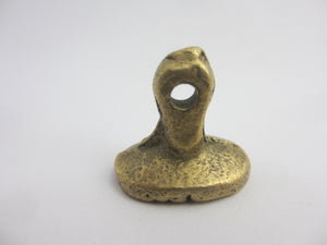 Bronze Islamic or Arabic Intaglio Seal Pendant Fob Charm Antique c1890
