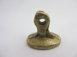 Bronze Islamic or Arabic Intaglio Seal Pendant Fob Charm Antique c1890