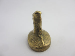 Bronze Islamic or Arabic Intaglio Seal Pendant Fob Charm Antique c1890