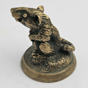 Bronze Rat or Mouse Figure Vintage c1980