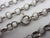 Sterling Silver Cable Link Chain Necklace 77.5cm / 30.5" Vintage Art Deco