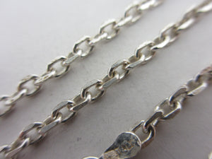 Sterling Silver Chain Necklace 56.4cm / 22.2" Vintage c1980