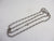 Sterling Silver Cable Link Chain Necklace 62.0cm / 24.4" Vintage Art Deco