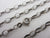 Sterling Silver Cable Link Chain Necklace 62.0cm / 24.4" Vintage Art Deco