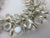 Multi Cabochon Moonstone Drops in Sterling Silver Pendant Charm Bracelet Vintage c1980