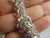 Multi Cabochon Moonstone Drops in Sterling Silver Pendant Charm Bracelet Vintage c1980