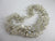 Multi Cabochon Moonstone Drops in Sterling Silver Pendant Charm Bracelet Vintage c1980