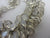 Multi Cabochon Moonstone Drops in Sterling Silver Pendant Charm Bracelet Vintage c1980