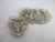 Multi Cabochon Moonstone Drops in Sterling Silver Pendant Charm Bracelet Vintage c1980