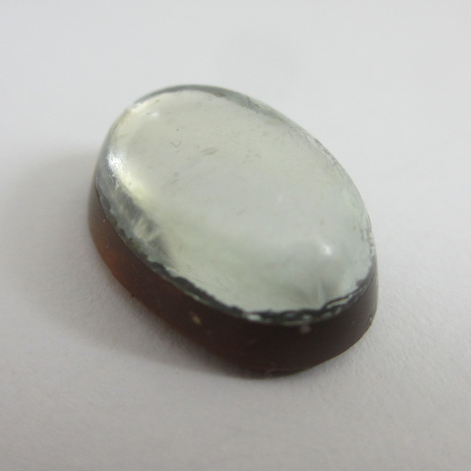 Cabochon Rock Crystal Pendant Vintage Art Deco c1920