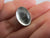 Cabochon Rock Crystal Pendant Vintage Art Deco c1920