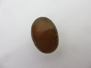 Cabochon Rock Crystal Pendant Vintage Art Deco c1920