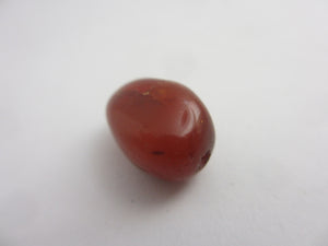 Carnelian Stone Bead Pendant Vintage Art Deco c1920