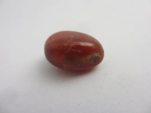 Carnelian Stone Bead Pendant Vintage Art Deco c1920