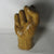 Carved Walnut Hand or Fist Figure Vintage c1970