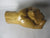 Carved Walnut Hand or Fist Figure Vintage c1970