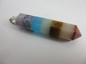 Chakra Crystal Pendant Sterling Silver Bale Vintage c1980