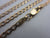 Curb Link 9k Gold Chain Necklace 48.5cm / 19.1" Vintage