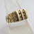 Diamond in 14k Gold Ring Vintage c1980 Size UK Q+