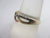 Diamond and 9k Gold Lovers Knot Ring Size UK U Vintage c1980