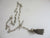 Double Albert Watch Chain Tassel Charm Vintage Art Deco c1920