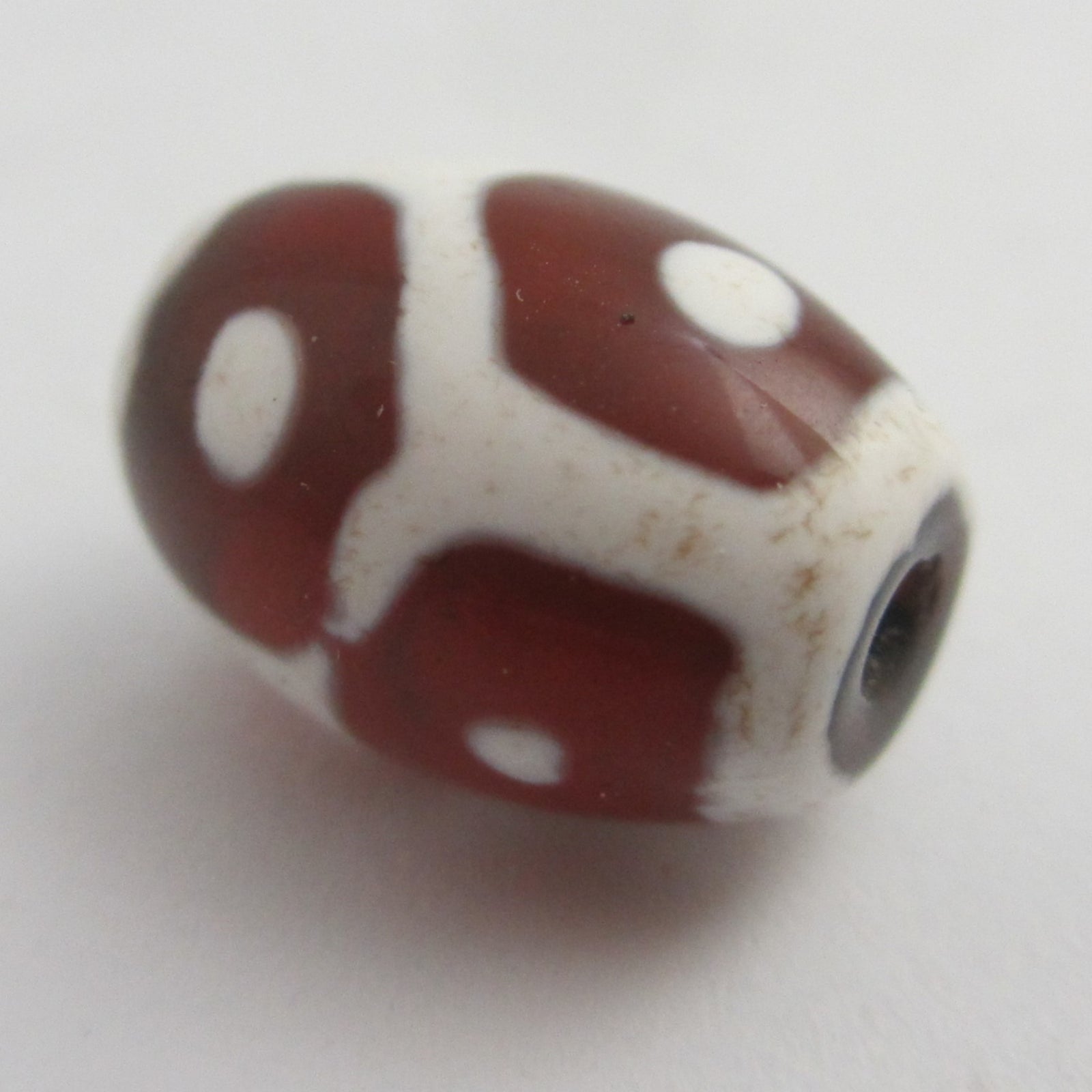 Dzi Bead Pendant Vintage Art Deco c1920