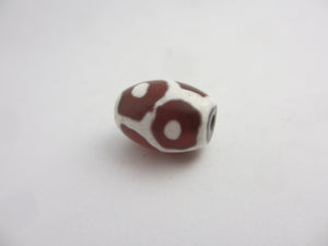 Dzi Bead Pendant Vintage Art Deco c1920