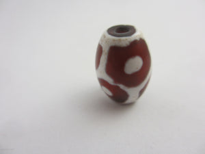 Dzi Bead Pendant Vintage Art Deco c1920
