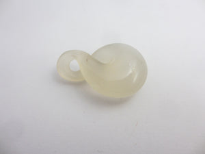 Maori Pikorua or Twist Agate Pendant Vinatge Art Deco c1920