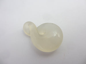 Maori Pikorua or Twist Agate Pendant Vinatge Art Deco c1920