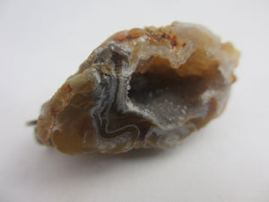 Banded Agate Geode Pendant Vintage c1980