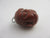 Carved Goldstone Face Pendant Vintage Art Deco c1920